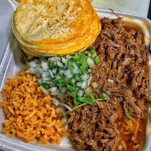 Birria plate.